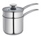 Kuchenprofi Mini Double Boiler Set w/ Glass Lid, 1.6 qt., 5.5-Inch Diameter